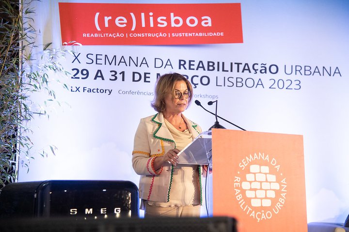 Maria Fernanda Rodrigues, secretária de Estado da Habitação